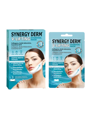 Synergy derm v lifting hydrogel mask doppio mento Synergy derm v lifting hydrogel mask doppio mento