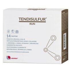 Tendisulfur Run - Integratore per la Funzionalità di Tendini e Articolazioni - 14 Bustine