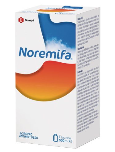 Noremifa - sciroppo per il trattamento di reflusso e acidità - 500 ml