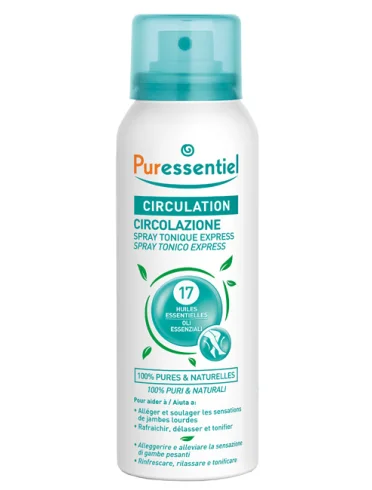 Puressentiel circolazione spray tonico express 100 ml Puressentiel circolazione spray tonico express 100 ml