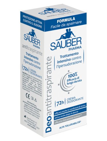 Sauber deoantitraspirante 72h crema 30 ml