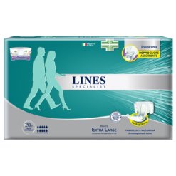 PANNOLONE A MUTANDA LINES SPECIALIST ALTA PROTEZIONE XL 20 PEZZI