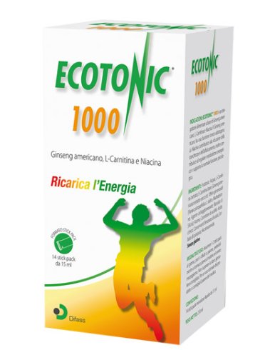 Ecotonic 1000 integratore stanchezza e affaticamento 14 stick