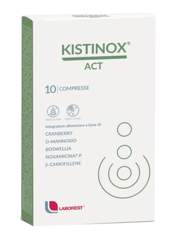 Kistinox act - integratore per la funzionalità dell'apparato uro-genitale - 10 compresse Kistinox act - integratore per la funzionalità dell'apparato uro-genitale - 10 compresse