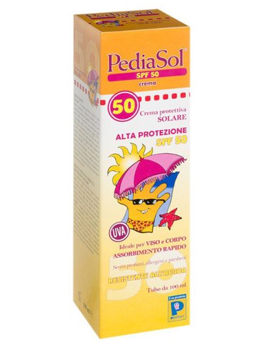 Pediasol spf50 - crema corpo protettiva solare molto alta spf 50 - 100 ml