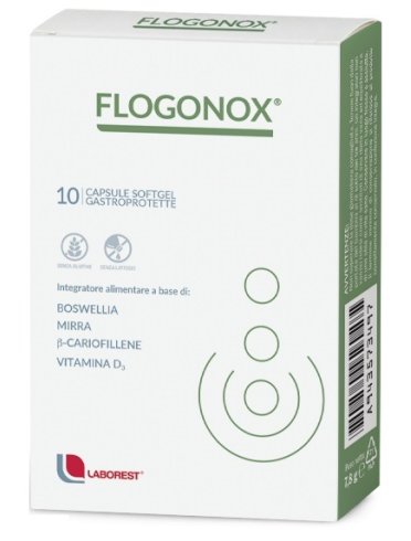 Flogonox - integratore per apparato urogenitale - 10 capsule softgel