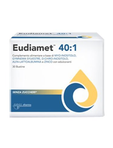 Eudiamet 40:1 - integratore per controllo della glicemia - 30 buste