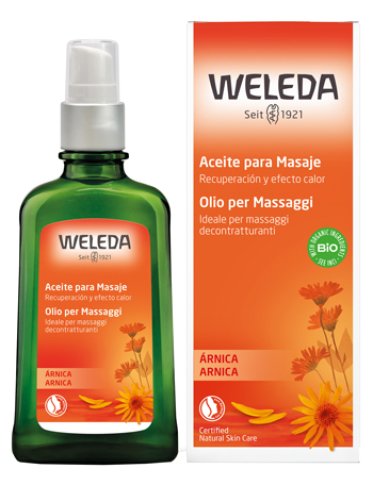 Weleda - olio corpo per massaggi all'arnica - 100 ml