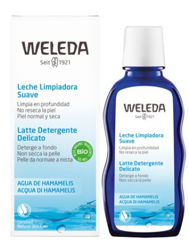 Weleda - latte detergente corpo delicato con olio di jojoba e hamamelis - 100 ml