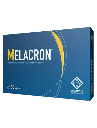 Melacron - integratore di melatonina per favorire il sonno - 30 compresse Melacron - integratore di melatonina per favorire il sonno - 30 compresse