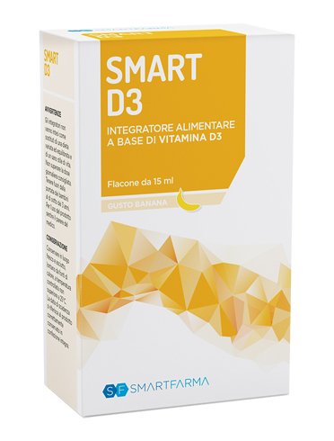 Smart d3 - integratore di vitamina d3 in gocce gusto banana - 15 ml
