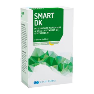 Smart DK - Integratore di Vitamina D3 e K Gusto Banana - 15 ml