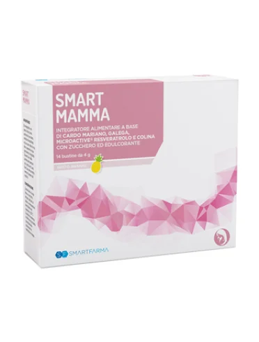 Smart mamma - integratore per donne in gravidanza gusto ananas - 14 bustine Smart mamma - integratore per donne in gravidanza gusto ananas - 14 bustine