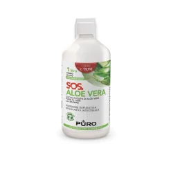 PURO ALOE VERA SUCCO E POLPA 100% + BAOBAB 1 LITRO