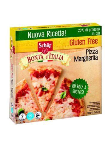 Schar surgelati pizza margherita bonta' d'italia 2 x 350 g