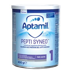 Aptamil Pepti Syneo 1 - Latte in Polvere per Bambini Allergici alle Proteine del Latte Vaccino - 400 g