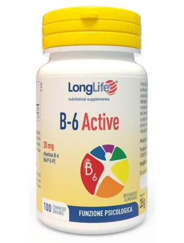 Longlife b6 active 20mg 100 compresse