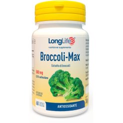 LongLife Broccoli-Max 500 mg - Integratore Antiossidante - 60 Capsule