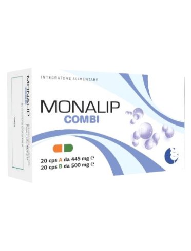 Monalip combi 20 capsule a 445 mg + 20 capsule b 500 mg