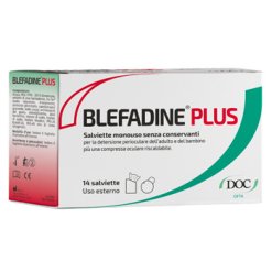 BLEFADINE PLUS 14 SALVIETTE PER DETERSIONE PERIOCULARE + 1 COMPRESSA RISCALDABILE