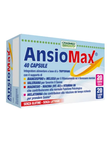 Ansiomax 20 capsule rosa + 20 capsule blu Ansiomax 20 capsule rosa + 20 capsule blu