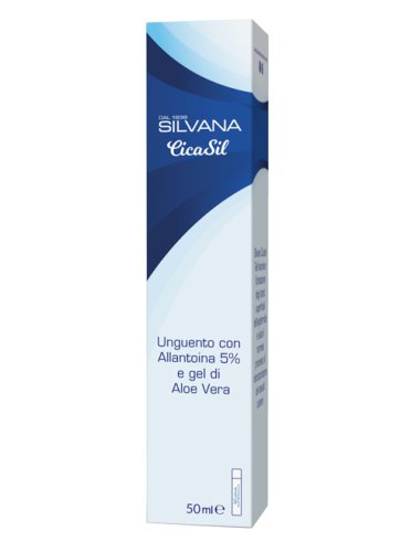 Silvana cicasil unguento all'allantoina 5% e gel di aloe vera 50 ml