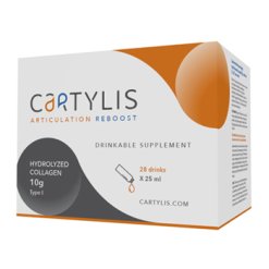 Cartylis - Integratore di Collagene Idrolizzato per Cartilagini e Ossa - 28 Flaconcini x 25 ml