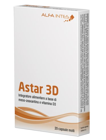 Astar 3d integratore per gli occhi 20 capsule molli