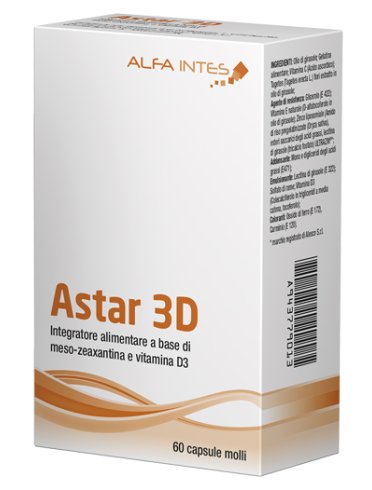 Astar 3d integratore per gli occhi 60 capsule molli