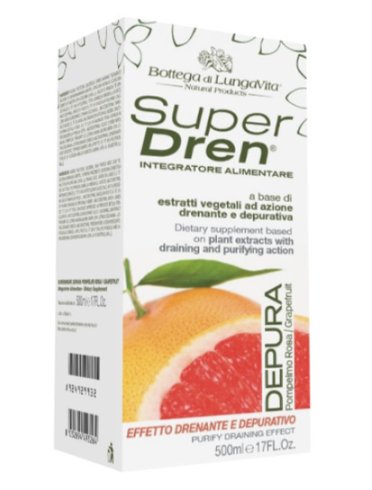 Superdren depura pompelmo rosa 500 ml