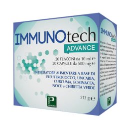 Immunotech Advance Integratore Difese Immunitarie 20 Flaconi + 20 Capsule