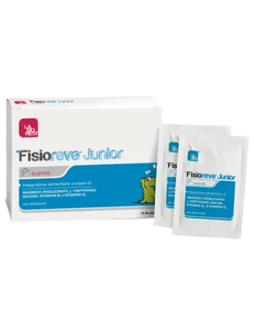 Fisioreve junior - integratore di magnesio per bambini - 14 bustine Fisioreve junior - integratore di magnesio per bambini - 14 bustine
