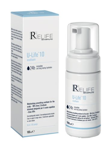 Relife u-life 10 ecofoam - crema corpo idratante per pelle secca - 100 ml