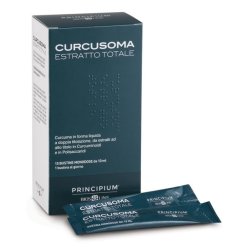 Principium Curcusoma Estratto Totale - Integratore di Magnesio e Curcuma - 30 Bustine