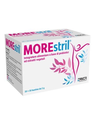 Morestril integratore di probiotici 20 + 20 bustine