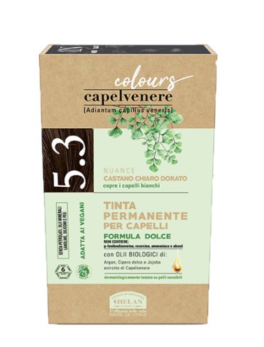 Capelvenere colours tinta capelli 5,3n castano chiaro dorato