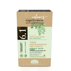 CAPELVENERE COLOURS TINTA CAPELLI 6,1N BIONDO SCURO CENERE