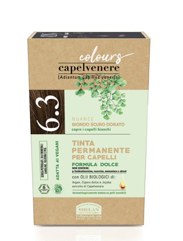 Capelvenere colours tinta capelli 6,3n biondo scuro dorato