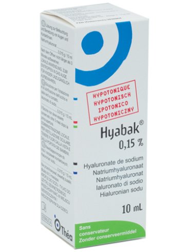 Hyabak 0,15% soluzione oftalmica 10 ml