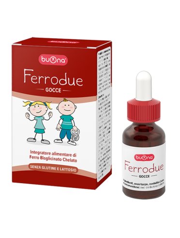 Ferrodue gocce integratore ferro 15 ml