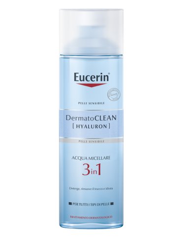 Eucerin dermatoclean - acqua micellare struccante viso 3 in 1 - 200 ml