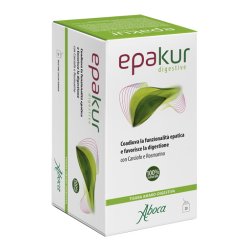 Aboca Epakur Digestive - Integratore per la Funzionalità del Fegato - Tisana 20 Bustine