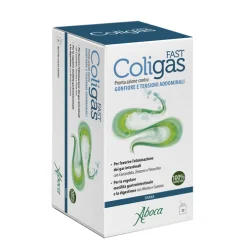 Aboca Coligas Fast - Integratore Gonfiore Addominale - Tisana 20 Bustine