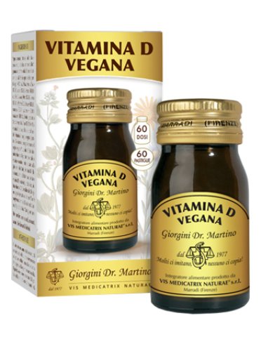 Vitamina d vegana - integratore per ossa e denti - 60 pastiglie