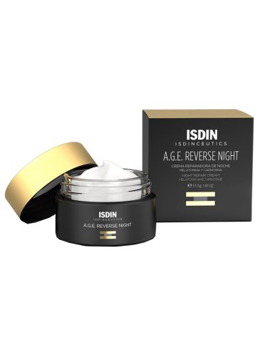 Isdin age reverse night - crema viso notte anti-rughe - 50 ml