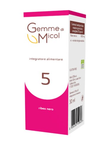 Gemme di micol 5 ribes nero