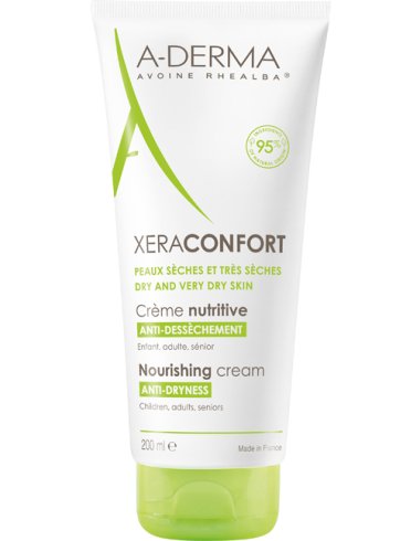 A-derma xeraconfort - crema corpo nutritiva anti-secchezza - 200 ml