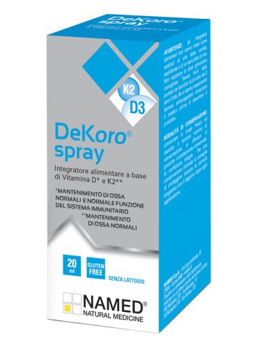 Named dekoro spray - integratore vitamina d sistema immunitario - 20 ml