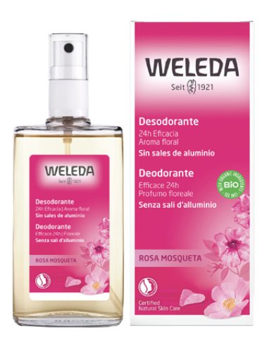 Weleda - deodorante spray con olio di rosa mosqueta - 100 ml