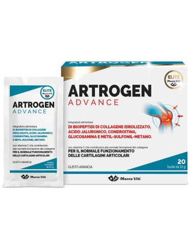 Artrogen advance - integratore per il benessere delle cartilagini articolari - 20 bustine